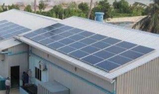 Corragated iron roof solar mounting system